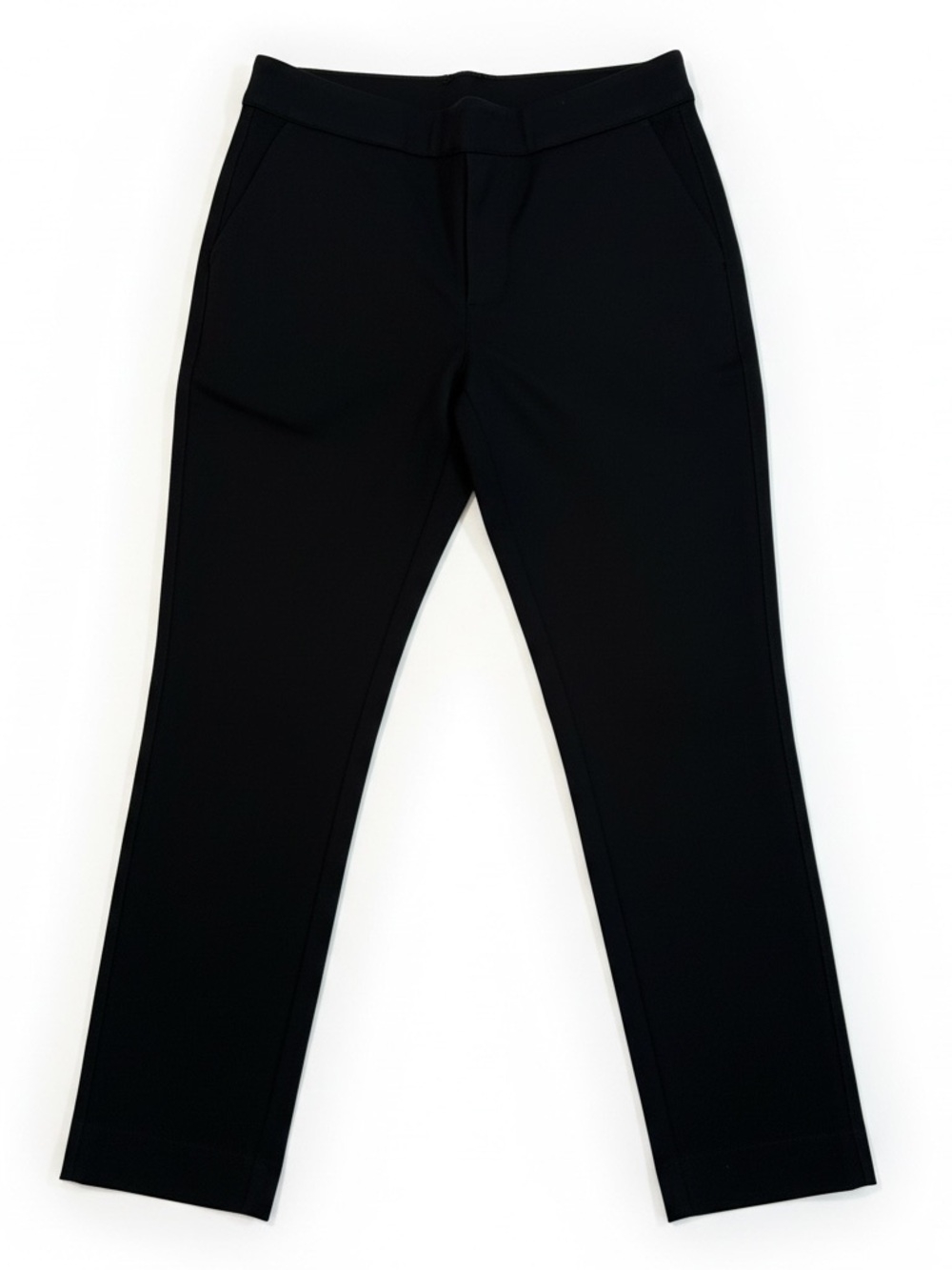 SPANX Black Straight-Leg Tailored Pants - Picture 2 of 3